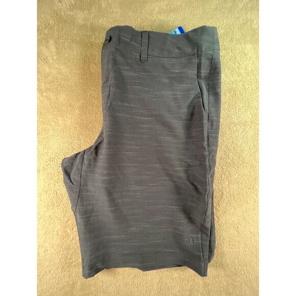 NWT, Hang-Ten, Men's 4 way Stretch, Lightweight Quick Dry Shorts Black, Size: 36 - Picture 3 of 12